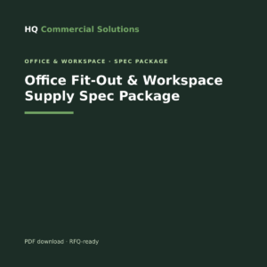 Office Fit-Out & Workspace Supply Spec Package